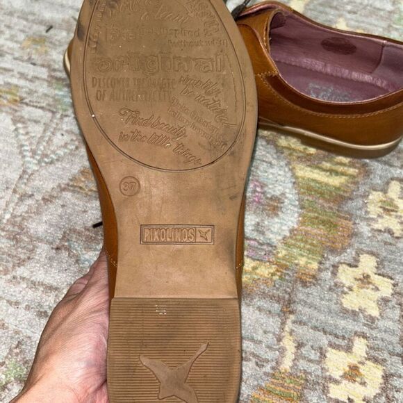 Pikolinos brown lace up dress shoes sz 37 - Picture 4 of 4